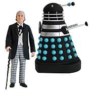 Doctor Who Colored First Doctor and Dalek Figures